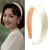 Satin White Padded Hairbands for Women and Girls - Wide Non-Slip Soft Fabric Hair Accessories