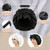 Black Satin Bonnet for Sleeping Women Curly Hair Large Silk Bonnet with Tie Band Satin Sleep Cap Men Silk Sleeping Night Cap