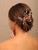 YERTTER Vintage Rhinestones Bride Wedding Hair Accessories for Brides Crystal Floral Leaves Bridal Hair Comb for Women (Rose gold)