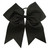 Kenz Laurenz Cheer Bows Black Cheerleading Softball - Gifts for Girls and Women Team Bow with Ponytail Holder Complete your Cheerleader Outfit Unifor