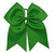 Kenz Laurenz Green Cheer Bows - Irish Green St Patricks Day Accessories Cheerleading Gifts for Girls Women Team Bow with Ponytail Holder Cheerleader