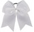Kenz Laurenz Cheer Bows White Cheerleading Softball - Gifts for Girls and Women Team Bow with Ponytail Holder Complete your Cheerleader Outfit Unifor