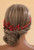 Sither Crystal Headband for Party Bridal Hair Band for Women Wedding Crystal Hair Accessories for Bride Headpiece for Party Prom Gift (red)