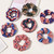 7 Pcs Independence Day Pocket Scrunchies for women Hair Ties with Hidden Zipper Stash Scrunchy Ponytail Holder (USA American Flag)