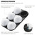 HONYAO Whiskey Ice Ball Mold - 1.8 Inch Silicone Maker With Individual Lid for Easy Fill and Release - 6 Round Sphere Molds for Cocktails and Bourbon