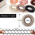 KANPRINCESS 27 PCS Spiral Hair Ties,No Crease Coil Hair Elastic Hair Bands Multi Color Waterproof Phone Cord Hair Accessories For Women Girls Ponytai