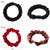Satin, Silk Hair Ties Black Small Mini Scrunchy for Women Thick Hair Accessories Cute Soft No Slip Hair Elastics Ponytail Holder for Curly Hair No Da