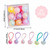 20 PCS Acrylic Blingbling Cute Candy Color Hair Bands Girls Hair Ring Ponytail Holder Hair Accessories for Toddlers girls Teens