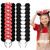 Lucky Will 20 Pack Mouse Ears Headband Classic Solid Black and Red Bow Ears Headbands Bulk for Kids and Adults - Boys & Girls Mouse Themed Birthday P