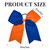 12 Pcs Large Cheer Bows 8" Bulk Hair Bow Accessories with Ponytail Holder for Girls High School College Cheerleading