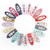 20pcs/pack 2 Inch No Slip Snap Hair Clips Ribbon Wrapped Barrettes for Girls Toddlers Kids Women Accessories(20Pcs)