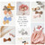 Jesries 21 Pack Baby Girls Hair Clips Bows Fully Lined Non Slip Barrettes for Fine Handmade Hair Accessories for Newborn Infant Toddler Kids