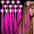 30 Pack Pink LED Lights Hair Light-Up Fiber Optic LED Hair Barrettes Extensions Light Flashing Hair Braid Barrettes Glow In The Dark Hair Clips for J