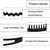 BOYIVI 10 PCS Non Slip Fashion Effortless Plastic Headbands with Teeth Skinny Hair Bands Combs for Women Men Teen Boys Girls