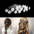 40Pcs Bridal Wedding Hair Pins, BetterJonny Rhinestone Flower Hair Barrettes U-Shape Hairpins for Wedding Prom Bride Bridesmaid Women Girls