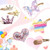 24Pcs Hair Pins for Girls Hairpins birthday Star Hair Clip Accessories Party Heart Rainbow Hair Ties Sparkly Toddler Kids Cute
