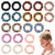 Hair Ties Satin Silk Small Scrunchies for Women Girls Ponytail Holders 20 Pcs Mini Bulk Scrunchies Elastic Hair Bands for Thick Curly Hair Pony Tails