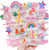 28 PCS Cute Hair Clips Fashion Girls Hair Accessories Flower Fruit Colorful Rainbow Candy Dessert Lovely Animal Barrettes Set Non-slip Metal Snap Pin