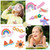 28 PCS Cute Hair Clips Fashion Girls Hair Accessories Flower Fruit Colorful Rainbow Candy Dessert Lovely Animal Barrettes Set Non-slip Metal Snap Pin