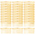 Cinaci 30 Pack Gold Metal Hair Side Combs Slide Bun Holder with 20 Teeth DIY Headpieces Clips Grips Barrettes Accessories for Women Girls Brides Veil