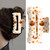 Thanksgiving Square Claw Clips for Women Girls, Fall Harvest Turkey Design Hair Clips for Thin Thick Hair Strong Hold Hair Barrettes Clamp Hair Styli