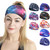SHUCHNOYE Boho Headbands for Women Fashion Wide Headband Yoga Workout Head Bands Hair Accessories Band 8 Pack