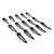 120 Pack 2 Inch Black Color Barrettes Women Metal Snap Hair Clips Accessories