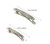 20pcs Assorted Size Metal Silver French Barrette Hair Clips for DIY Hair Clip Craft Bows