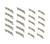 20pcs Assorted Size Metal Silver French Barrette Hair Clips for DIY Hair Clip Craft Bows