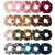 Whaline Hair Scrunchies Velvet Hair Bobble Elastics Hair Bands Soft Hair Ties for Girls, Women (20 Colors)