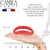 Camila Paris CP2547 French Hair Clip for Women, Red, Girls Hair Claw Clip Jaw Fashion Durable and Styling Hair Accessories for Women, Luxury Ladies S