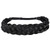 DIGUAN 5 Strands Synthetic Hair Braided Headband Classic Chunky Wide Plaited Braids Elastic Stretch Hairpiece Women Girl Beauty accessory, 56g (Black