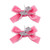 Ballet Dance Hair Clips Ballet Girls HairPin Girl Dance HairClips Hair Pin JBC37 (Silver Dance Girl-Pink Bow)