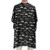 Hair Cutting Cape For Professional Barbers, Salons, and At Home Stylists Black with Gray Mustache With Adjustable Neck Hair Stylist and Barber Access