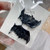 Halloween Gothic Bat Hair Accessories for Girls Metal Bat Wings Hair Barrettes Black Batwings Hair Clips Goth Hair Clips Halloween Party Cosplay Cost
