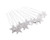 yueton 10pcs Bling Rhinestone Star Wedding Bridal Crystal Hair Pins Clips Women Headwear Hair Accessories