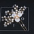 Zeshimb Wedding Flower Hair Pin Crystal Pearl Flower Bridal Hair Pieces Gold Pearl Rhinestone Floral Petal Hair Barrette Headwear Hair Accessories fo