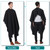 TILYIALA Barber Cape with Neck Duster Brush - Professional Hair Cutting Cape,Hair Stylist Cape for Men Women Kids, Hair Dye Shampoo Salon Capes (Blac