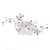 Urberry Bridal Flower Side Hair Clips Pearl Bridal Headpiece Wedding Accessories