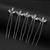 Cubahop Bride Wedding Hair Pins Gold Bridal Crystal Hair Clips Rhinestones Headpieces for Women and Girls (Pack of 5)