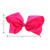 3 Inch Grosgrain Bow for Little Girls- Set of 2 (Hot Pink)