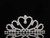 Lovelyshop Mini Heart Rhinestone Tiara for Wedding Bride Prom Birthday Pegeant Prinecess Party-6 Packs