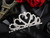 Lovelyshop Mini Heart Rhinestone Tiara for Wedding Bride Prom Birthday Pegeant Prinecess Party-6 Packs