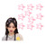 ZYALTFDC 10Pcs Pink Star Hair Clips for Women Girls 2000s Hair Accessories Hairclips Headpieces Non Slip Stars Snap Hair Clips for Women Teen Girls Y