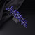 Jumwrit Bride Wedding Hair Comb Rhinestone Bridal Hair Comb Wedding Headpiece Handmade Hair Accessories for Bridesmaid Women Girls(Blue)