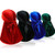 Oumrote 4 Pieces Men Velvet Durag with Long Tail Silky Durag Headwraps for 360 Waves