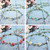 Whaline 4 Pcs Flower Crown Floral Wreath Headband Floral Garland Headbands Bohemian Style Headdress for Wedding Bride Bridal Headwear Party Festivals