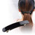 2 Pack Black Metal Spring Clips Barrette Bows Hair Clips French Barrettes Hair Grip No Slip Grip Hairpins Chic Styling