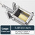 French Fry Cutter, Sopito Professional Potato Cutter Stainless Steel with 1/2-Inch Blade Great for Potatoes Carrots Cucumbers
