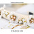 Coridy White Wide Headbands for Holiday Soft Padded Hairbands Floral Head Bands Crystal Pearl Rhinestone Head Piece Daily Hair Bands for women
